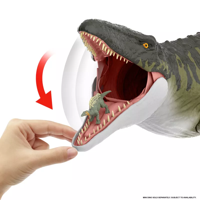 Jurassic World Rebirth Super Colossal Mosasaurus actiefiguur, dinosaurus speelgoed
