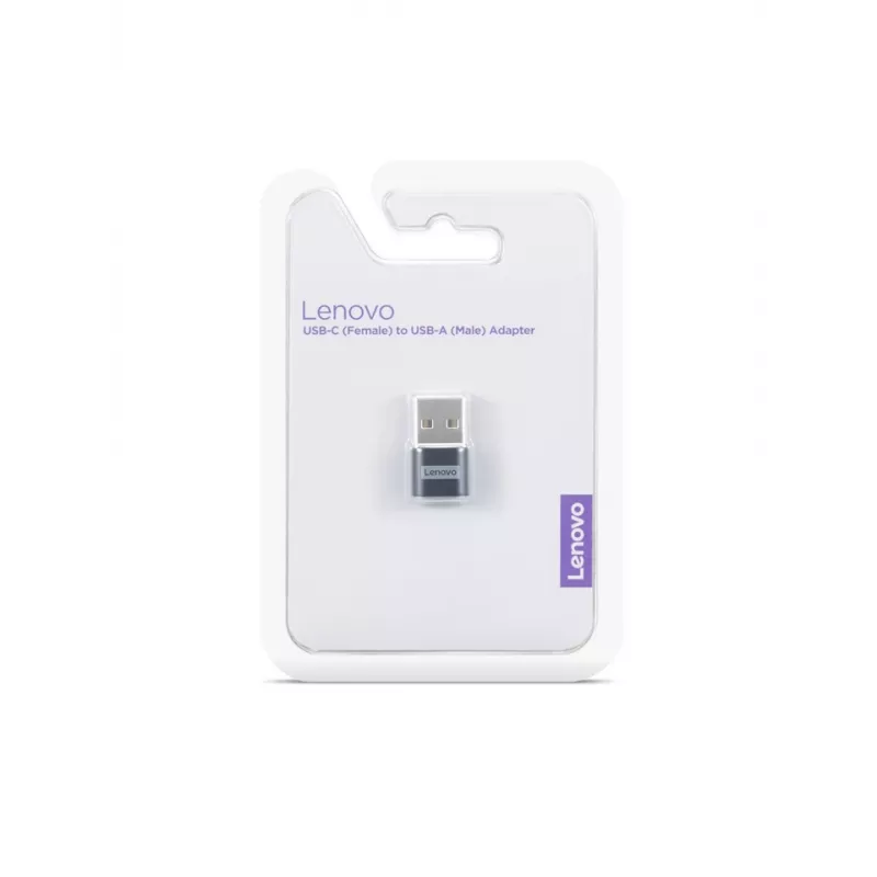 Lenovo 4X91C99226 kabel-adapter USB-C USB-A zwart