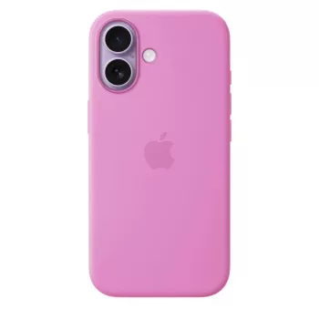 Siliconenhoesje met MagSafe voor Apple iPhone 17 — lavendel, microvezelvoering, geschikt voor 6,3 inch