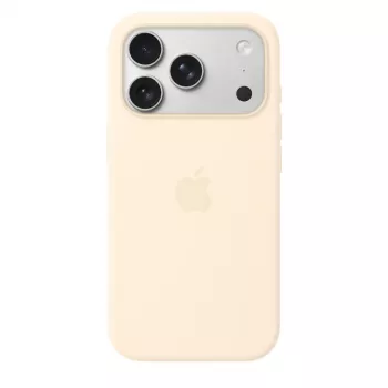 Siliconenhoesje met MagSafe voor Apple iPhone 17 Pro – vanille, geschikt voor 16 cm (6,3 inch) scherm