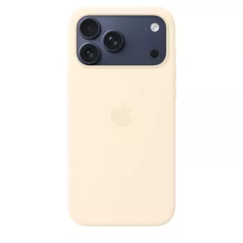 Siliconenhoesje met MagSafe voor Apple iPhone 17 Pro Max – vanille, geschikt voor 17,5 cm (6,9 inch) scherm