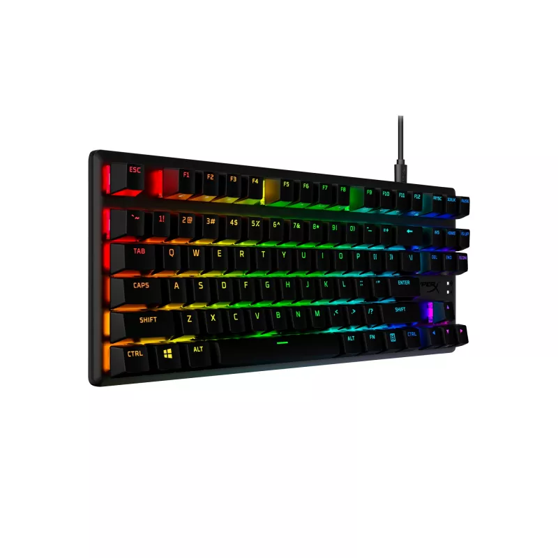 HyperX Alloy Origins Core PBT HX Aqua – mechanisch gaming-toetsenbord