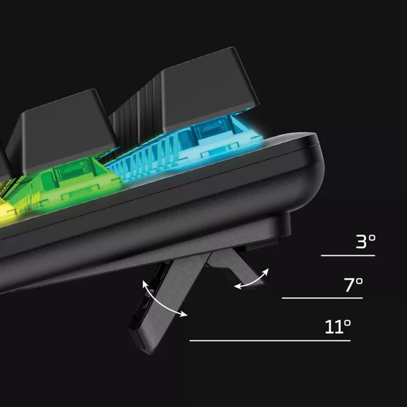 HyperX Alloy Origins Core PBT HX Aqua – mechanisch gaming-toetsenbord