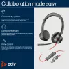 HP Poly Poly Blackwire 8225 Microsoft Teams Certified USB-C headset