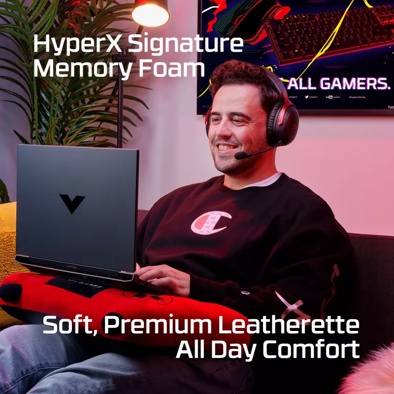 HyperX Cloud III Wireless - gaming-headset, zwart, China, omsluitend, gesloten, actief, 155 mm