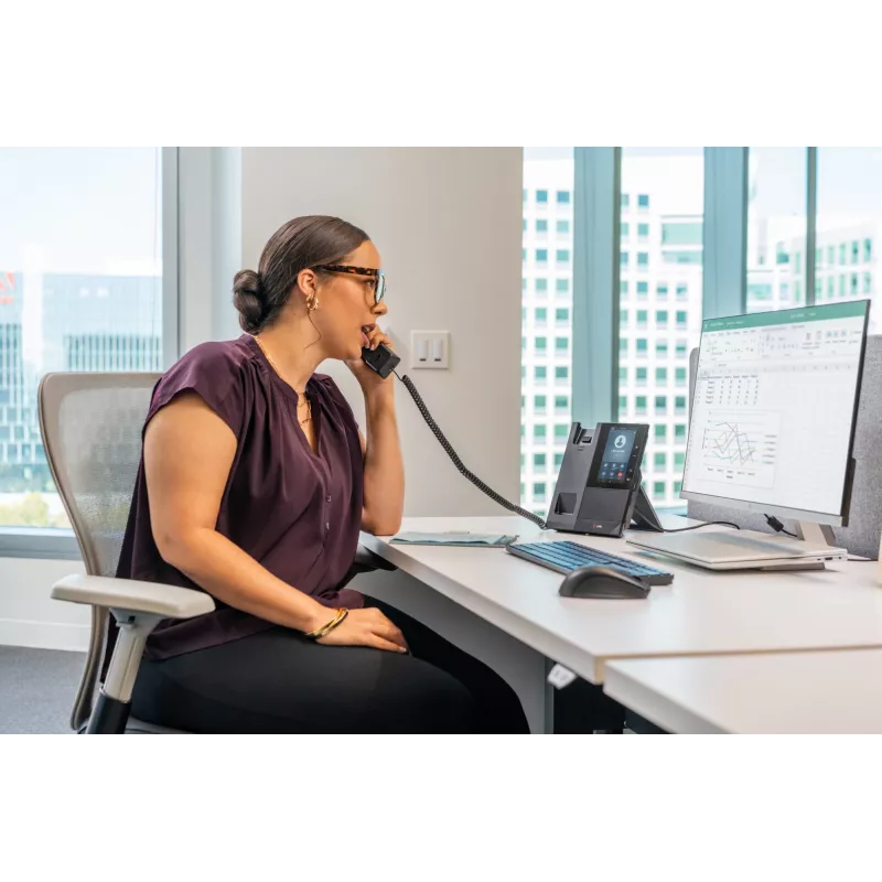 HP Poly CCX 505 Business Media Phone voor Microsoft Teams en PoE-geschikt