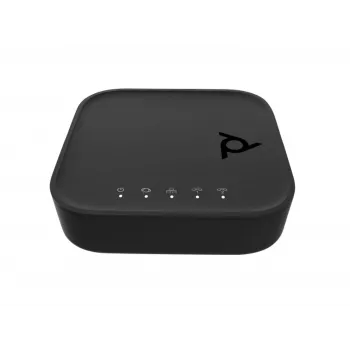 Voice-port-adapter POLY ATA 402 2FXS VoIP-adapter met Open SIP, G.711/OPUS, gelijkstroom, 100–240 V AC-ingang