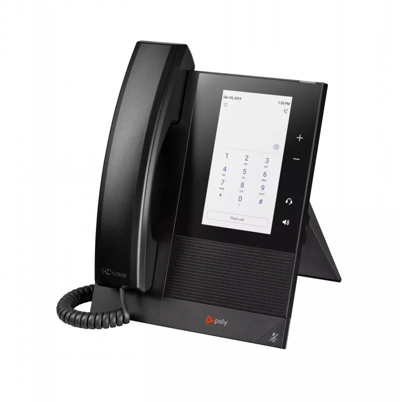 HP Poly CCX 400 Business Media Phone voor Microsoft Teams en PoE-geschikt