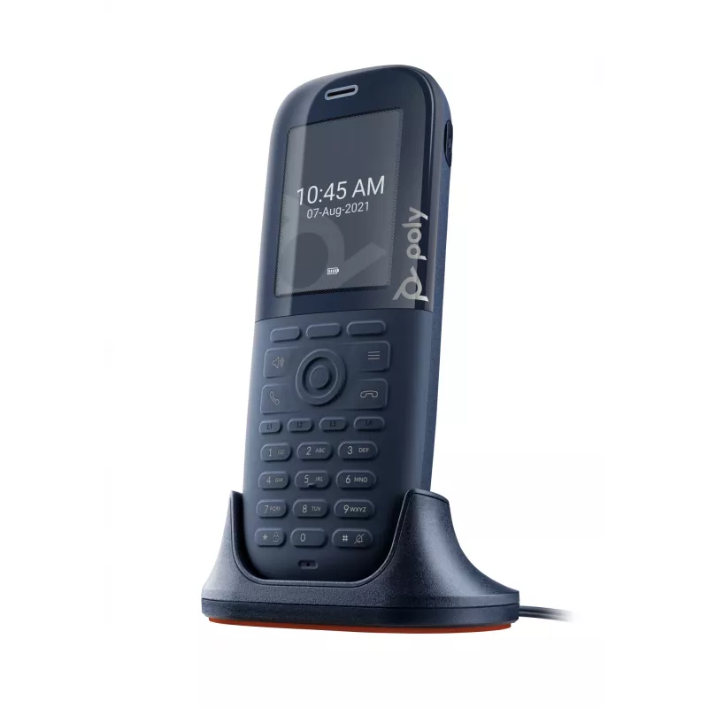 HP Poly Rove 30 DECT-telefoonhandset, zwart, TFT, 240 x 320 pixels, ENERGY STAR, 300 h, 18 h