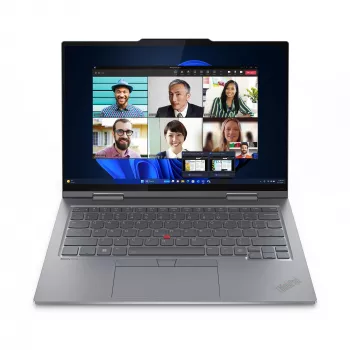 Lenovo ThinkPad X1 2-in-1 Gen 9 Intel Core Ultra 7 155U hybride (2-in-1) 35,6 cm (14 inch) touchscreen WUXGA 16 GB LPDDR5x-SDRAM 512 GB SSD Wi-Fi 6E (802.11ax) Windows 11 Pro Duits grijs