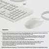HP 225 bedrade muis- en toetsenbordcombinatie, full-size (100%), bedraad, USB, wit, muis inbegrepen