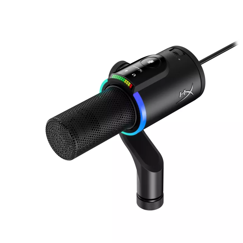 HyperX FlipCast – USB/XLR dynamische microfoon (zwart), dynamische microfoon, -10 dB, 20 - 20000 Hz, 0,05 %, 1 Ω, 192 kHz