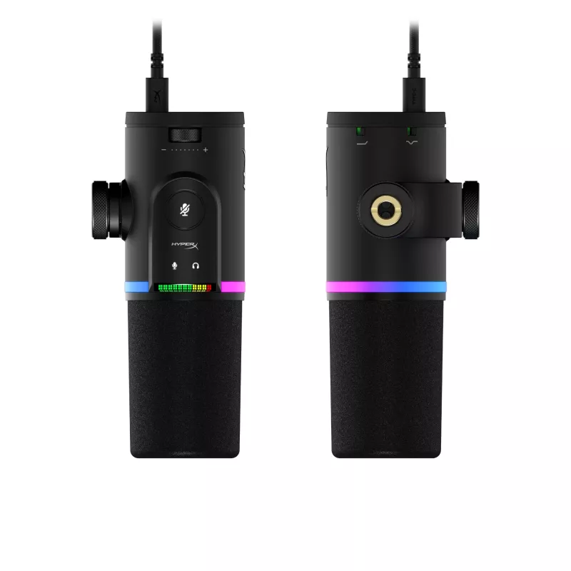 HyperX FlipCast – USB/XLR dynamische microfoon (zwart), dynamische microfoon, -10 dB, 20 - 20000 Hz, 0,05 %, 1 Ω, 192 kHz