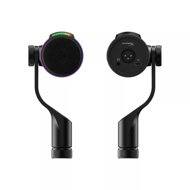 HyperX FlipCast – USB/XLR dynamische microfoon (zwart), dynamische microfoon, -10 dB, 20 - 20000 Hz, 0,05 %, 1 Ω, 192 kHz