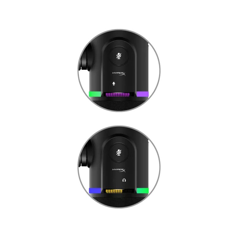 HyperX FlipCast – USB/XLR dynamische microfoon (zwart), dynamische microfoon, -10 dB, 20 - 20000 Hz, 0,05 %, 1 Ω, 192 kHz