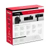 HyperX FlipCast – USB/XLR dynamische microfoon (zwart), dynamische microfoon, -10 dB, 20 - 20000 Hz, 0,05 %, 1 Ω, 192 kHz