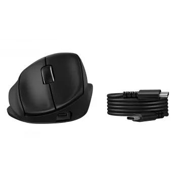 Draadloze ergonomische kantoormuis HP Tilt Ergonomic 725M, zwart