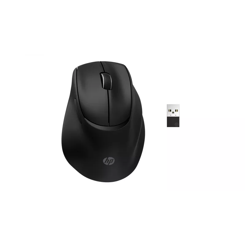 Draadloze ergonomische kantoormuis HP Tilt Ergonomic 725M, zwart