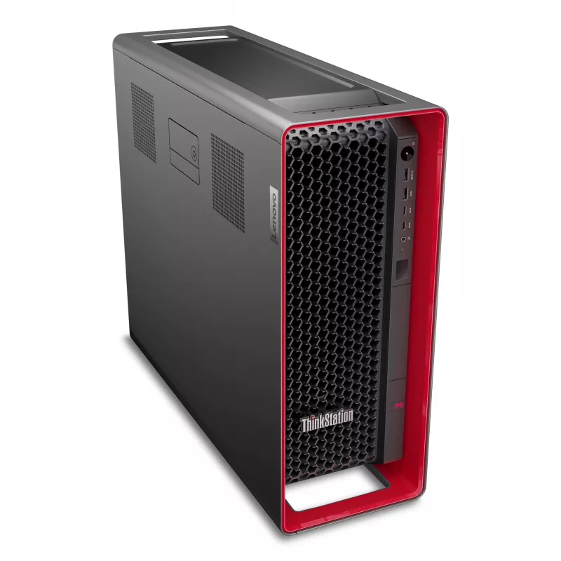 Workstation Lenovo ThinkStation P8 met AMD Threadripper PRO 9965WX, 128 GB DDR5-6400, 1 TB SSD, Windows 11 Pro, 1000W PSU
