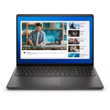 DELL DC16250 Intel Core 5 120U laptop 40,6 cm (16 inch) Full HD+ 8 GB DDR5-SDRAM 512 GB SSD Wi-Fi 6 (802.11ax) Ubuntu Linux UK International zwart