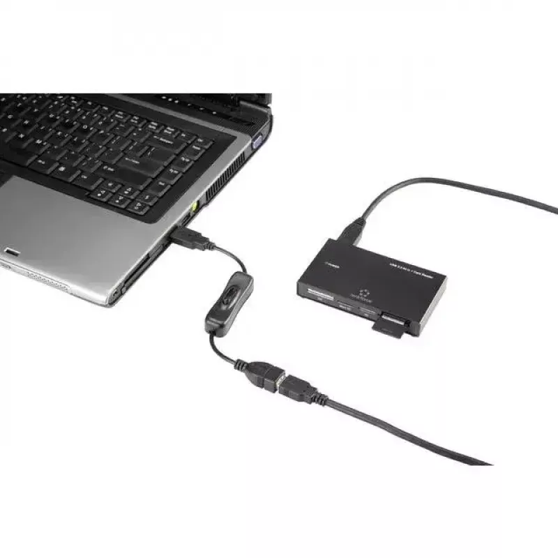 USB-kabel Renkforce RF-3322982 0,25 m USB A zwart