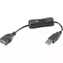 USB-kabel Renkforce RF-3322982 0,25 m USB A zwart