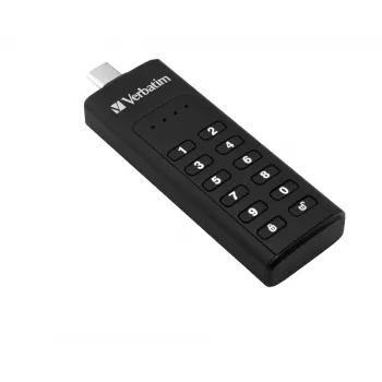 Verbatim Keypad Secure - USB 3.0-station met toegangstoetsenbord en gegevensversleuteling - 128 GB - zwart