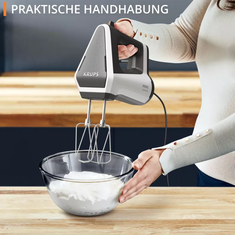Krups 3MIX 6000 handmixer 600 W grijs, wit
