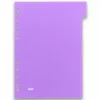Tabblad Elba Oxford 400005445 — A4 polypropyleen (PP), gesorteerde kleuren, 6 stuks, 227×300 mm