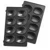 Tefal XA801512 madeleineplaten, zwart