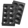 Tefal XA801512 madeleineplaten, zwart