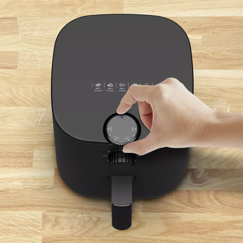 Tefal Easy Fry EY1308 Single 3,5 l vrijstaand 1030 W heteluchtfriteuse zwart