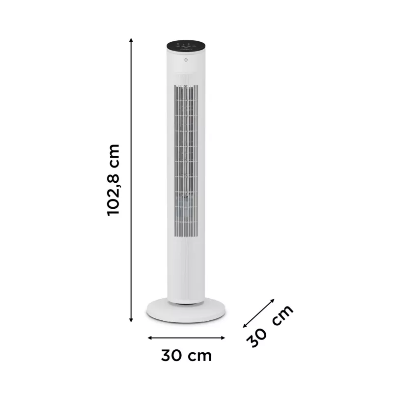 Huishoudelijke torenventilator Rowenta Eole VU6871 Wit 40W AC 220-240V