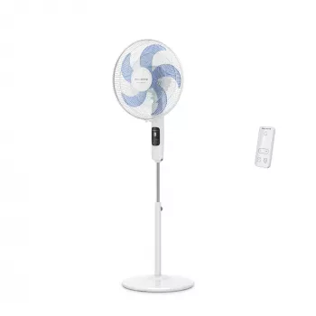 Huishoudelijke vloerventilator Rowenta Turbo Silence VU5450F0, 32 W, 1470 mm hoogte, wit