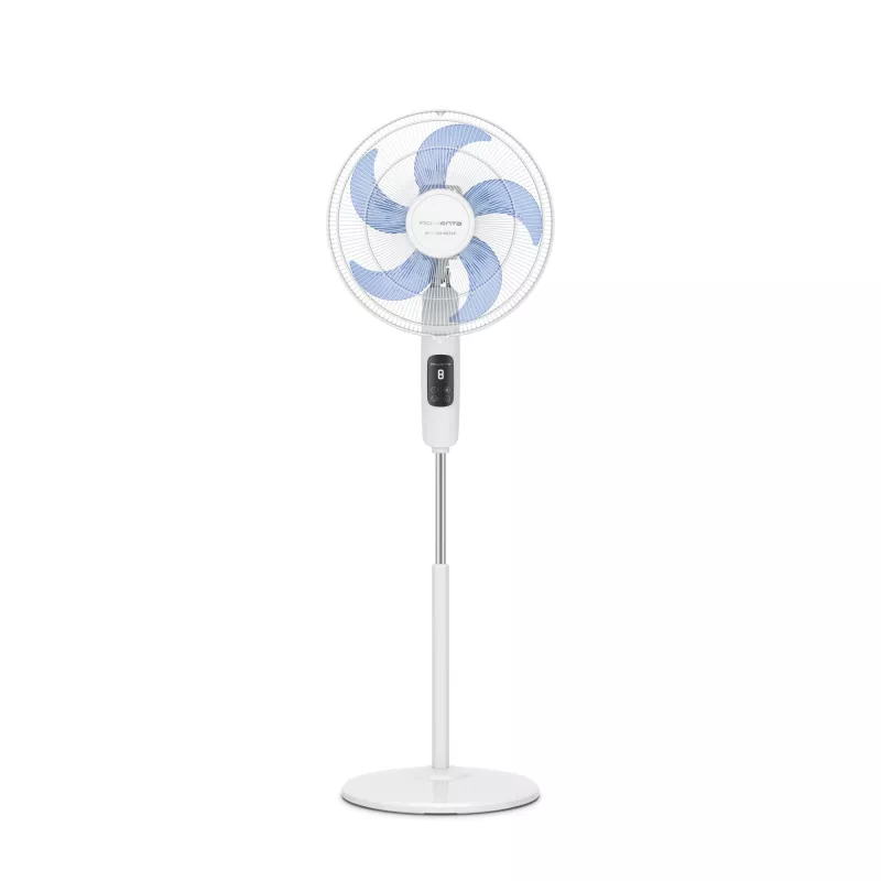Huishoudelijke vloerventilator Rowenta Turbo Silence VU5450F0, 32 W, 1470 mm hoogte, wit