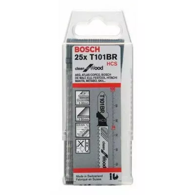 Decoupeerzaagblad Bosch 2 608 633 623 Koolstofstaal 25 stuks