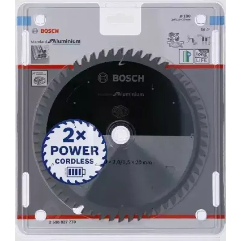 Bosch 2 608 837 770 cirkelzaagblad 19 cm 1 stuk