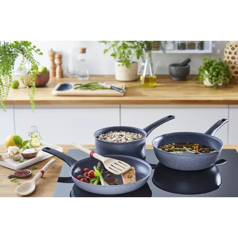 Allroundpan Tefal Healthy Chef G15004 rond 24 cm grijs