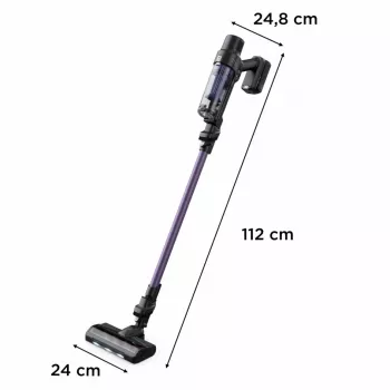 Rowenta RH6A31 2-in-1 steelstofzuiger accu droog zonder stofzak 140 W zwart, paars