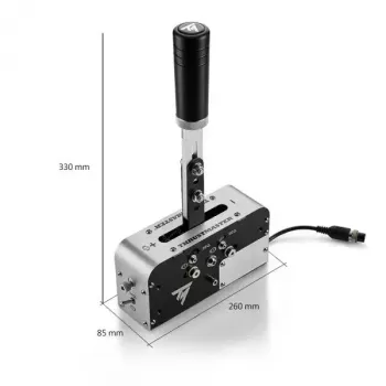 Handrem Thrustmaster 4060306 USB zwart zilver voor PC PS4 PS5 Xbox