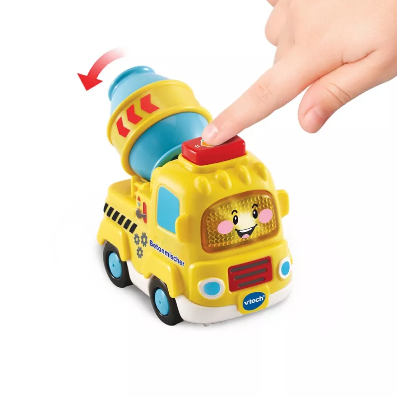 VTech Tut Tut Baby Flitzer betonmolen, voertuig, 1 jaar, AAA, geel