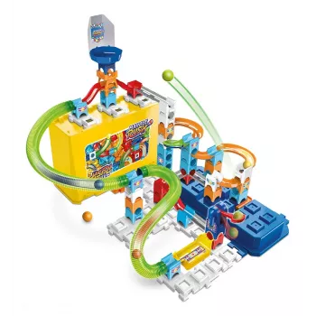 Speelgoedbouwpakket VTech Marble Rush M400 — 80 stuks, interactieve knikkerbaan