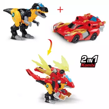 Speelfiguur VTech Switch & Go Combo Mega Dragon — transformeerbare voertuig-draak speelset
