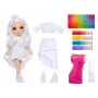 Rainbow High Air Brush & Create modepoppen – paarse ogen, modepop, vrouwelijk, 4 jaar, jongen/meisje, meerkleurig