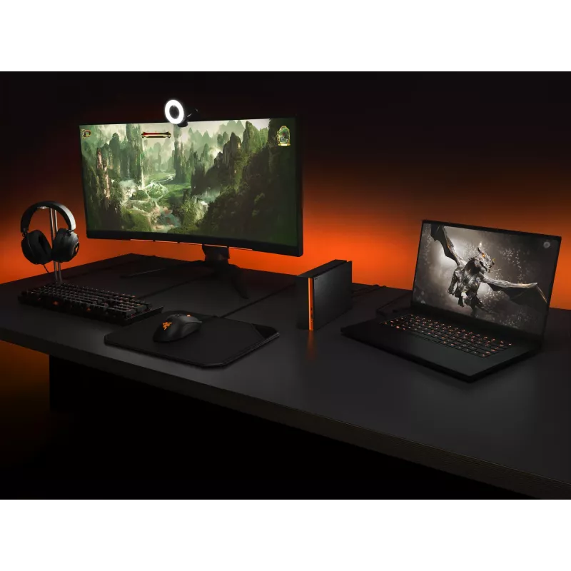 Seagate FireCuda Gaming Hub externe harde schijf 8 TB Micro-USB B / USB Type-A / USB Type-C 3.2 Gen 1 (3.1 Gen 1) zwart