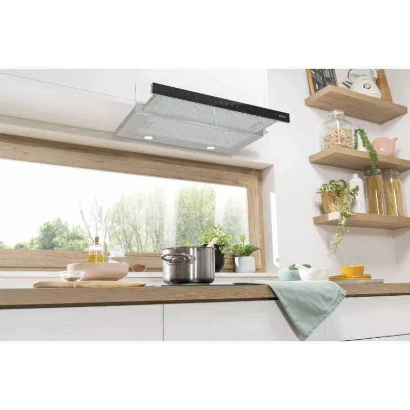 Gorenje TH64E3SGB afzuigkap half-ingebouwd (uitschuifbaar) roestvrijstaal 350 m³/h