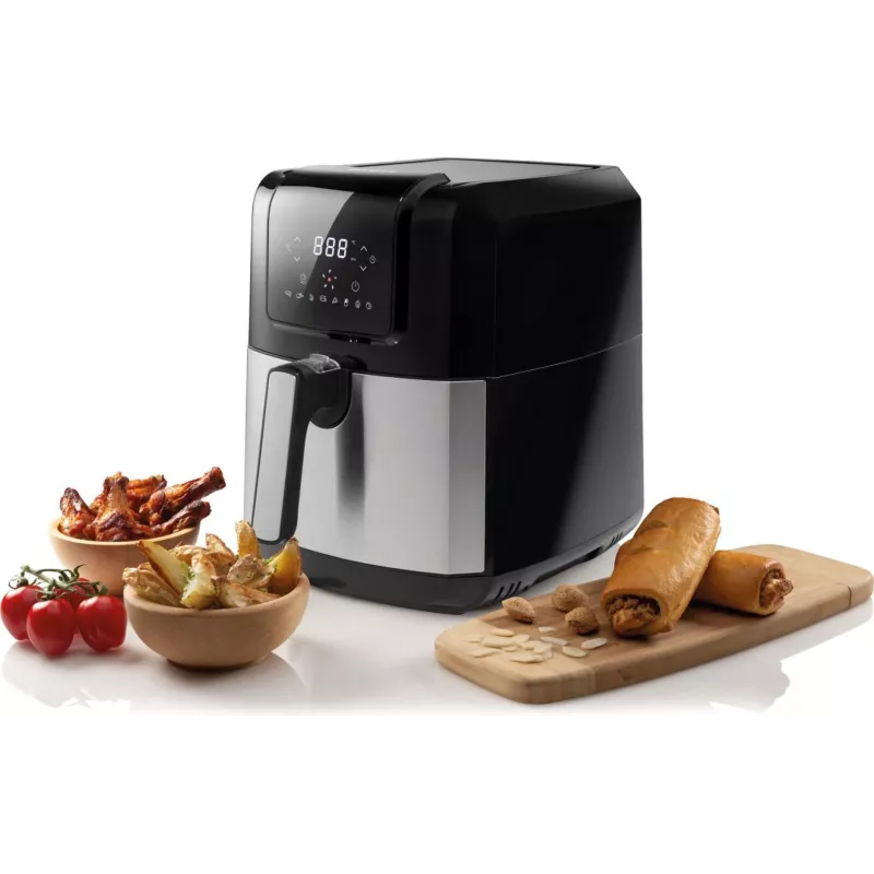 Gorenje AF1700DB heteluchtfriteuse 5 L inbouw 1700 W zwart, metaalkleur