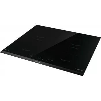 Gorenje inductiekookplaat GI6401BCE RAL9017, zwart, inbouw, 59,5 cm, zone-inductiekookplaat, glaskeramiek, 4 zone(n)