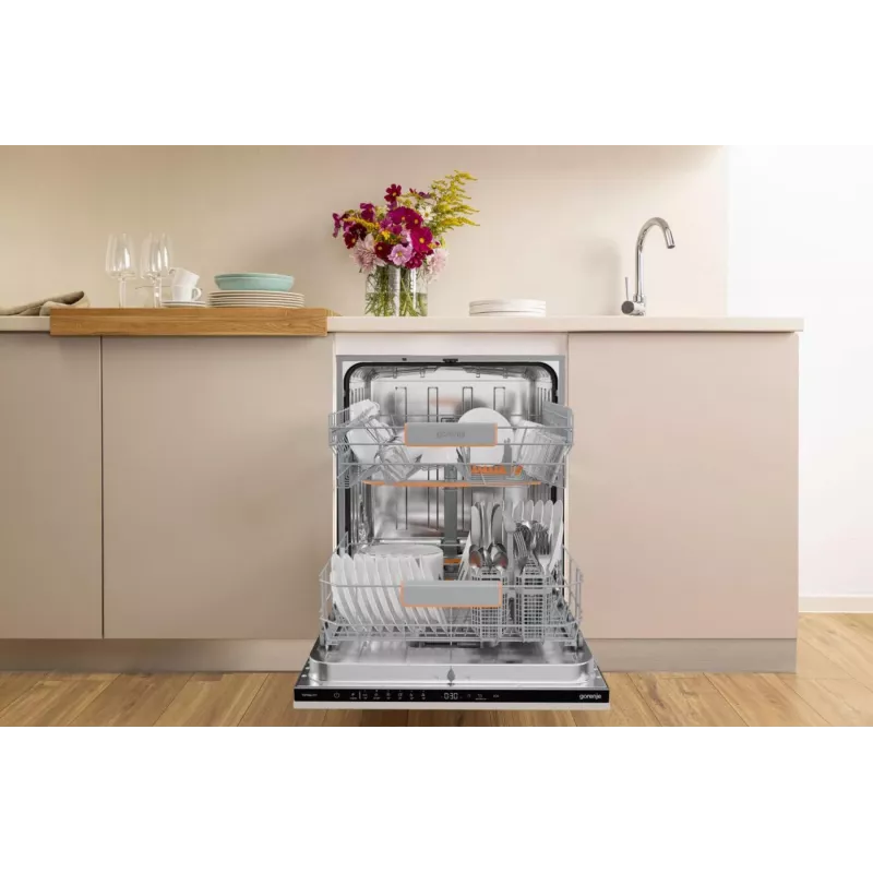Gorenje GV642C65 volledig geïntegreerde vaatwasser 14 couverts