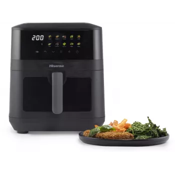 Hisense HAF2100DCD heteluchtfriteuse 7,7 L 2100 W zwart